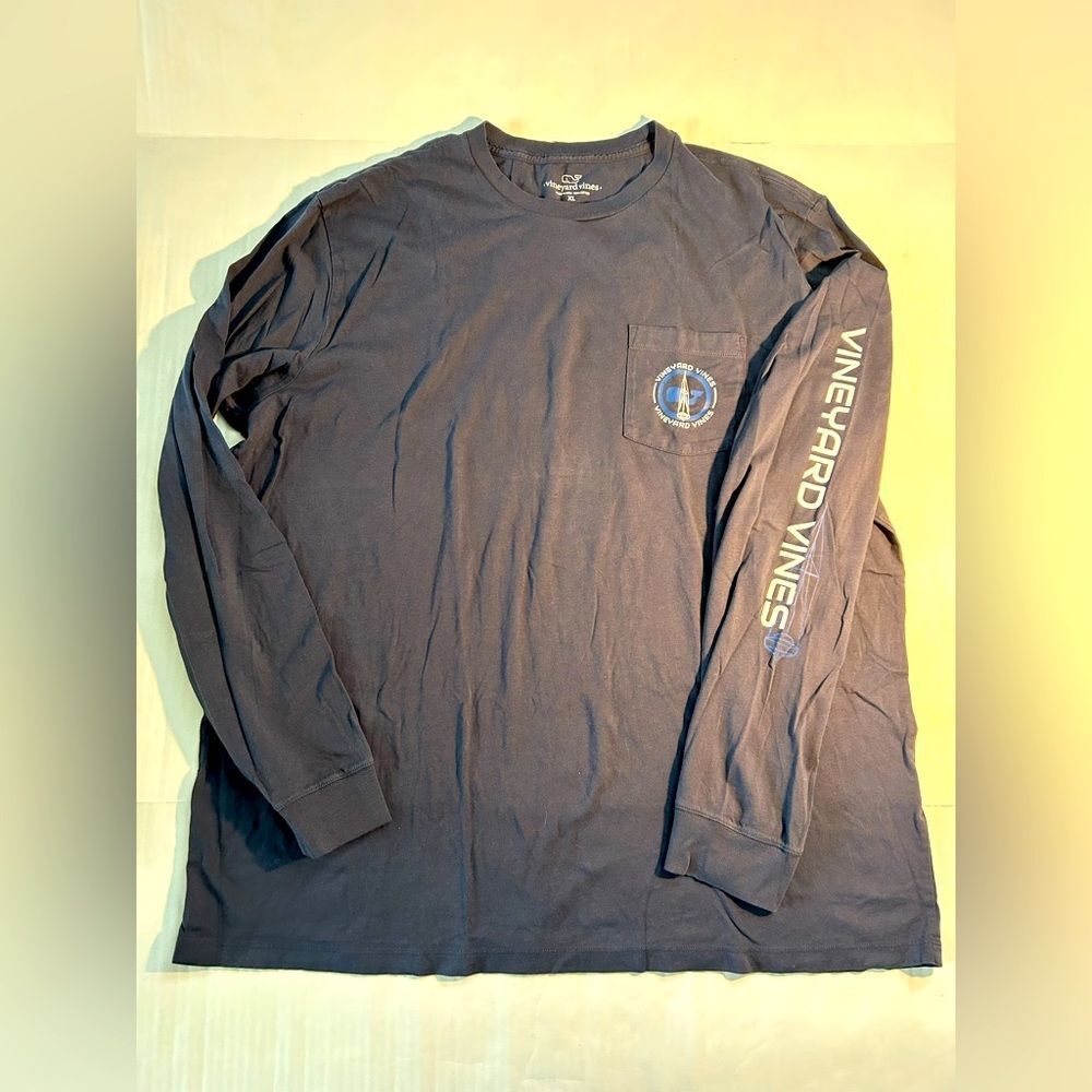 Vineyard Vines Men's Blue Long Sleeve Shirt Size XL